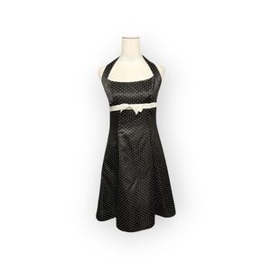 🛍️Zim Zum by Niki Livas classic black with white polkadots dress size 5-6